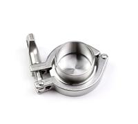 Kit de raccords sanitaires Tri Clamp en acier inoxydable 304 : embouts de tuyauterie de 1,5" à 8", bouchon, raccord Tri Clamp et joint en silicone.(57mmx77.5)