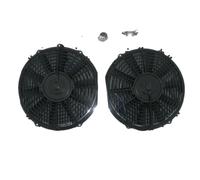 kit de radiateur 2 rangées en aluminium avec garde-boue et ventilateurs pour moteurs Honda/ACURA 2,2L, 2,4L 1996-2001, noir
