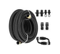 Kit De Radiateur De Refroidissemen Refroidisseur d Kit de conduite de carburant AN6 3/8" LS Swap EFI E85 compatible avec les moteurs 4L60E et 4L65E en PTFE, adaptateur de raccords AN AN6 4,5 m en PTFE