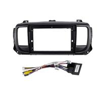 Kit de radio 9 pouces compatible avec CITROENCompatible avec Toyota Proace Compatible avec PEUGEOT Expert Traveler 2016+ Panneau d'autoradio Android Lecteur MP5 Cadre de boîtier stéréo Fascias (Color