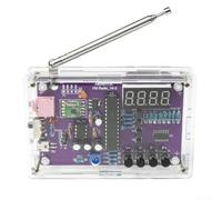 Kit de radio FM à monter soi-même, affichage numérique de tube radio FM stéréo, module récepteur radio électronique kits d'entraînement de soudure pour apprendre à souder (avec étui)