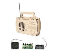 Kit de radio FM à monter soi-même pour enfants de 8 à 13 ans, kit de construction électronique STEM, jouet éducatif, kit d'expériences scientifiques, radio portable à construire