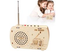 Kit De Radio | Kits De Bricolage Radio En Bois | Kit De Radio Pour Les Débutants | Radio De L'artisanat Pour Les Esprits Créatifs | Construction De Bricolage Portable Ensemble Pour Les Jouets Éducatif