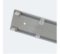 Kit de rail à rideaux 2 voies de 250cm Blanc Fixation Mural - Boulet