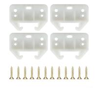 Kit de rail de guidage de tiroir en plastique avec kit complet de matériel pour une glissière stable de tiroir sur différents meubles de maison