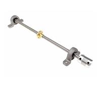 Kit de rail de guidage for vis mère d'imprimante 3D, vis mère T10 100/200/250/300/400/500 mm + écrou en laiton + support de palier KP000 ou KFL000 + accouplement flexible(Lead 8mm Kp Set,400mm)