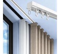 Kit de rail de plafond encastré blanc de 365,8 cm, système d'éclairage réglable pour la maison, le bureau et la galerie Design moderne facile à intégrer, parfait pour mettre en évidence des œuvres