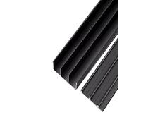 Kit de rail de porte coulissante en aluminium à roulement à billes pour trois portes