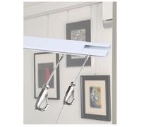 Kit de rail de suspension dissimulé - Solution robuste pour un affichage sécurisé d'art dans les galeries, les musées et les maisons