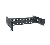 Kit de rail DIN 2U réglable en alliage d'aluminium haute résistance pour convertisseurs de médias industriels, commutateurs Ethernet, injecteurs PoE et autres produits de rail DIN 48,3 cm