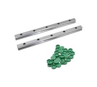 Kit de rail guidage linéaire 2PCS, compatible avec HIWIN, HGR35 HGR45 | 200-3000mm, entraxe 80mm/105mm, rail GCr15, avec capuchons de boulon(2PCS HGR45,550MM)