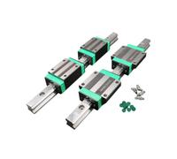 Kit de rail guidage linéaire, compatible avec LIJUN, HGR15 HGR20 HGR25 | HGH15CA, HGW15CC, HGH20CA, HGW20CC, axe CNC XYZ(2HGR20 4HGH20CA,500mm)