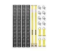 Kit De Rails d'Arrimage E-Track 152,4cm Capacité 907kg Matériau Acier 18 Pièces