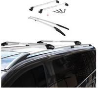 Kit de rails de toit OMAC + barres de toit pour VW Touareg 7L 2002-2010 Alu Argent
