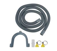 Kit de rallonge de tuyau de vidange de 6,6 pieds, tuyau de vidange de remplacement for lave-linge, sèche-linge, lave-vaisselle et autres applications