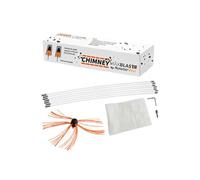 Kit de ramonage 7m Nylon Flexible Hérisson de Ramonage Synthétique Nettoyage Poêle Entrainement Perceuse Électrique