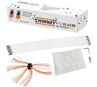 Kit de ramonage 7m Nylon Flexible Hérisson de Ramonage Synthétique Nettoyage Poêle Entrainement Perceuse Électrique