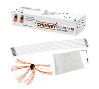 Kit de ramonage 9m Nylon Flexible Hérisson de Ramonage Synthétique Nettoyage