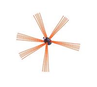 Kit de Ramonage Poêle Pellet 8 m Brosse Rotative 8 Tiges Flexibles Nylon