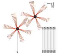 Kit de Ramonage pour Cheminée - VEVOR - 10m - Brosse Supplémentaire