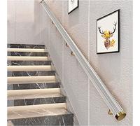 Kit de Rampe d'escalier en Acrylique Transparent pour Balustrade d'escalier, Tuyau Transparent pour l'intérieur, l'extérieur, Les rampes d'escalier antidérapantes/Barres d'appui murales Rond
