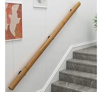 Kit de rampe d'escalier en bois antidérapant avec supports muraux pour loft Barre d'appui sans danger pour hôpital, maison, personnes âgées, enfants