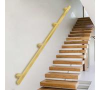 Kit de rampe d'escalier industriel en fer - Kit complet antidérapant pour marches d'intérieur/extérieur, support mural, longueurs de 1 à 3 m, finition élégante (540 cm au total)