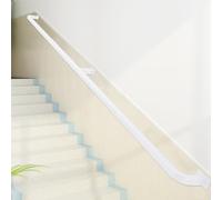 Kit de rampe d'escalier industriel - Kit complet de support mural en fer forgé pour intérieur et extérieur 1 m, 2 m, 3 m, 6 m, 280 cm, solution de sécurité durable et élégante.