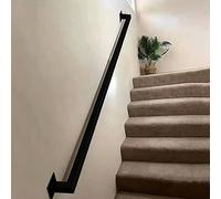 Kit De Rampe D'escalier Noire Moderne De 0.3 À 6.1 M, Rampe Murale Pour Support D'escalier Intérieur/extérieur, Rampe D'escalier, Poignée Antidérapante(3.3m)