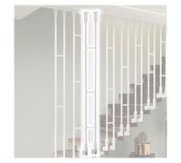 Kit de rampe d'escalier réglable en métal, installation latérale pour escaliers inclinés, balustres en fer durable pour plus de sécurité et de soutien