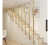 Kit de rampe latérale, barre d'appui pour escalier, garde-corps de transition, poteau de clôture, décoration d'hôtel, garde-corps antidérapant, garde-corps de plafond et de mur (135 cm (4,4