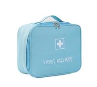 Kit De Rangement Portable For Médicaments De Voyage,Trousse De Premiers Soins Médicaux,Pilulier Vide De Grande Capacité For Soins De Santé,Maison Et Voyage(Blue,9.4x3.9x7.9in)