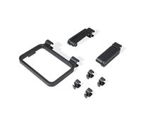 Weber Grill Kit rangement Works 34001006 – support sac poubelle, 4 crochets, porte essuie‑tout Noir
