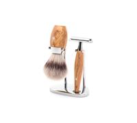 Mühle s31h870sr Set de rasage MUHLE KOSMO, 3 pièces, manche du rasoir et monture du blaireau olivier