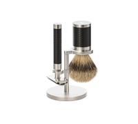 Kit de rasage de sécurité en inox Mühle Rocca Pur (x3) Noir TU