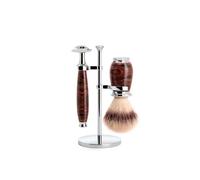 Kit de rasage de sécurité Mühle Ebonite (x3) Marron TU