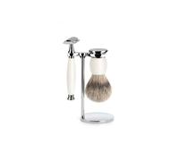 Kit de rasage de sécurité Mühle Sophist Fusion Pur (x3) Argenté TU