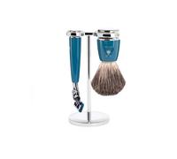 Kit de rasage Mühle Rytmo Fusion Pur (x3) Bleu TU