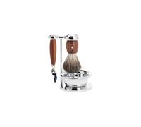 Mühle Shaving Kit de rasage Série Vivo – blaireau (poils de blaireau), rasoir Fusion, support et bol