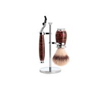 Kit de rasage Mühle Ebonite Mach3® (x3) Marron TU