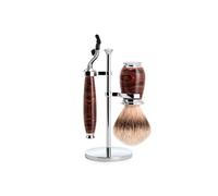 Kit de rasage Mühle Purist Ebonite Mach3® Pur (x3) Marron TU