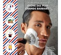 Kit De Rasage Old School DeCoffret Cadeau Naturel,Végan Et FrançaisIdéal Pour Les Peaux SensiblesPierre D'alun,Crème De Rasage,Blaireau De Barbier Et Rasoir 5 Lames