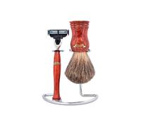 Kit de rasage Plisson Heritage Mach3Â® Pur (x3) Marron TU