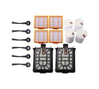 Kit de rechange 2 en 1 pour robot aspirateur - Accessoires de nettoyage - Avec super filtre et brosse latérale - Compatible avec les aspirateurs Shark AI RV2600WSEU et RV2500SEU