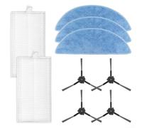 Kit de rechange avec brosses latérales et serpillères filtrantes pour aspirateur robot Ecovacs Y1 Pro pour une performance de nettoyage fiable (A)