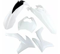 Kit de rechange complet en plastique carène OVNI blanc KTM Exc 125-200-250-30...