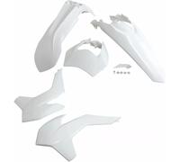 Kit de rechange complet en plastique carène OVNI blanc KTM Exc 200-125-250-30...