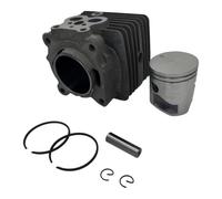 Kit de rechange cylindre et piston pour souffleur Stihl BG86 BG86C SH86C SR450 BR200 4241-020-1203 - Tête cylindrique de 34 mm de diamètre - En métal robuste pour réparation et amélioration des