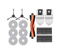 Kit de rechange d'origine dreame L10s PRO Ultra/X30 Ultra/L10s Ultra/L10s Ultra/Gen2/L40 UltraAE/MOVA E30 Ultra, kit de rechange (brosses, tampons de nettoyage, sacs à poussière, filtres)