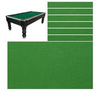 Kit de rechange en feutre pour table de billard - Housse en tissu durable pour tables de 2,1 m, 2,4 m, 2,7 m et 3,4 m - Complet avec 6 chiffons inférieurs pour le snooker et autres jeux de sport
